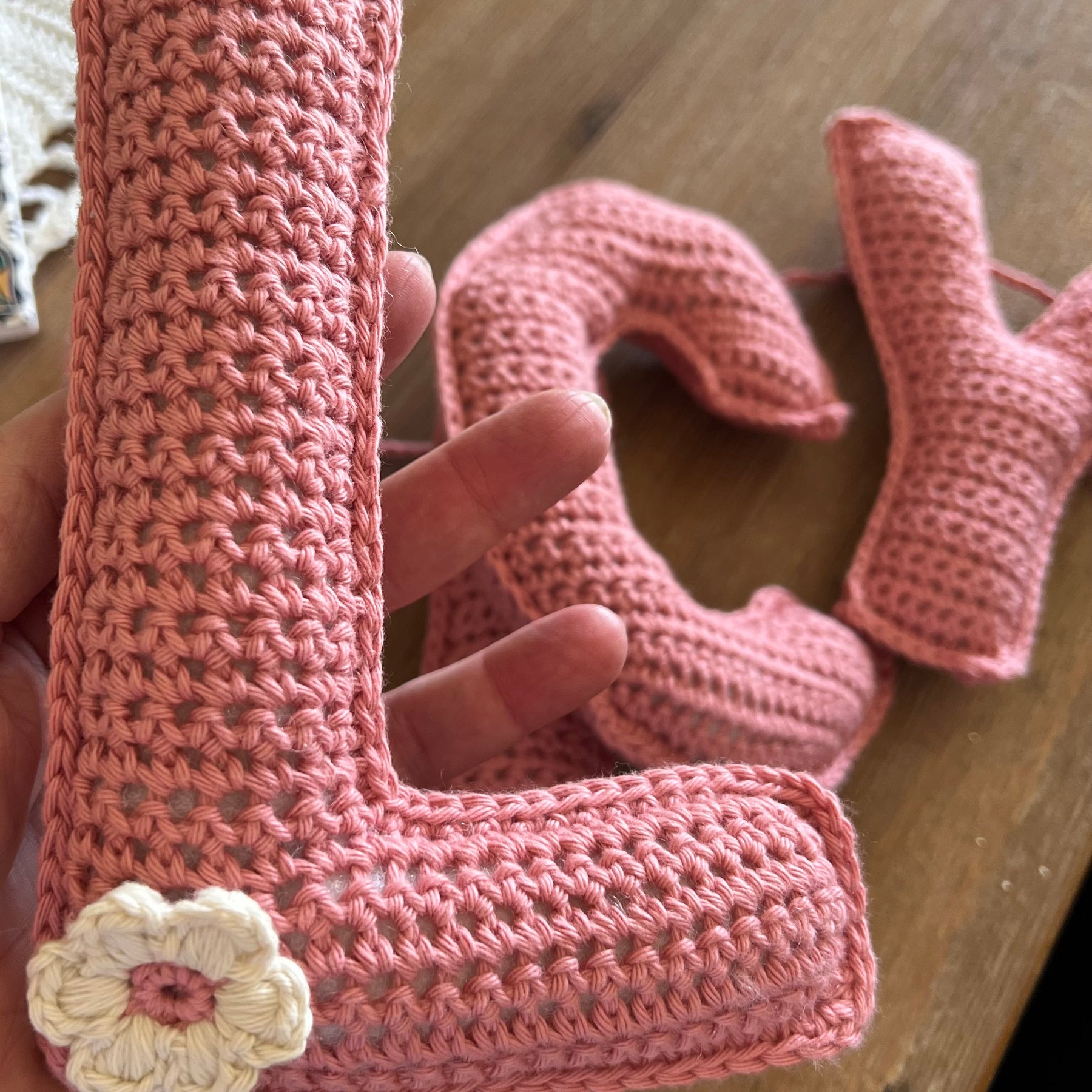 Crochet Bunting Alphabet Letters