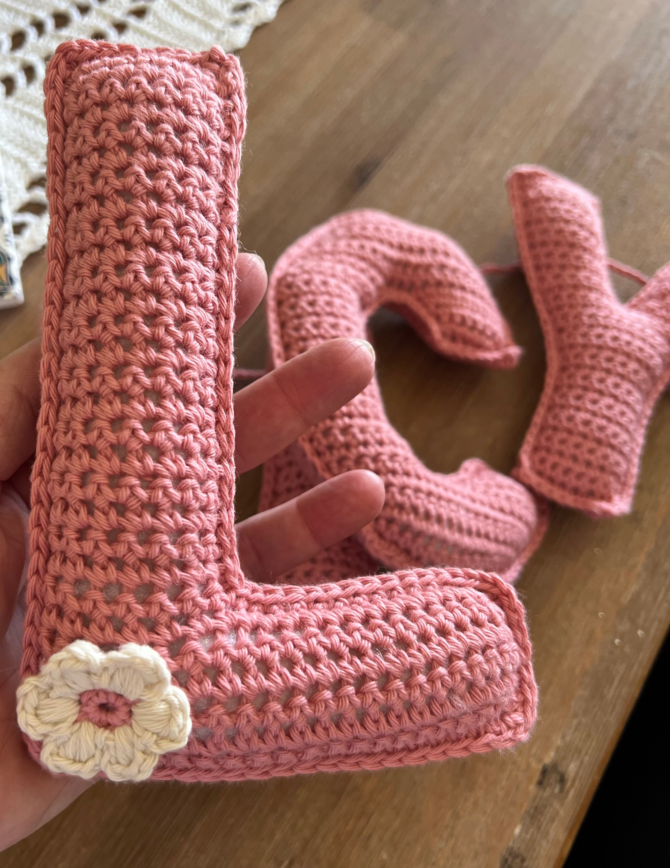 Crochet Bunting Alphabet Letters