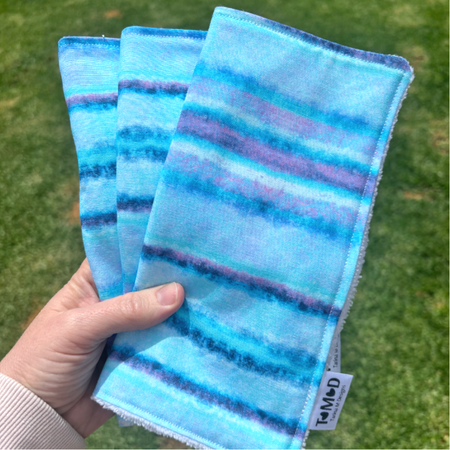 Reusable Cleaning Cloths - Tie Dye Lines - Single or 3 Pack