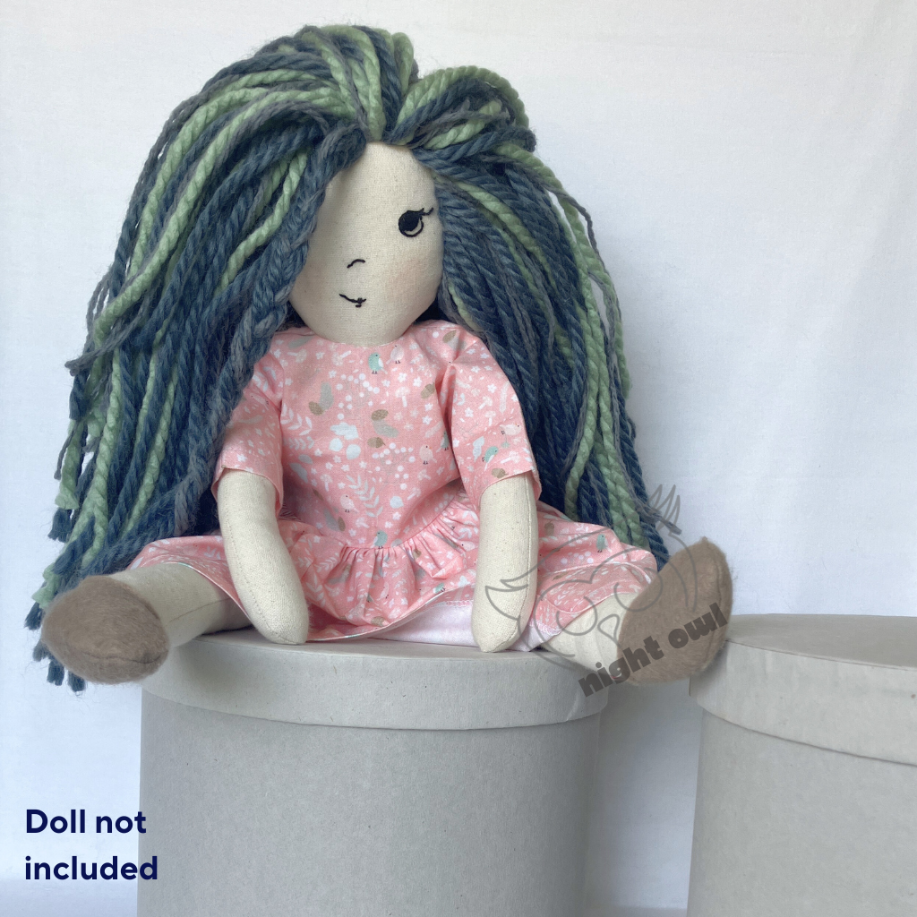 Doll Dress| 53cm Doll Wardrobe Collection| Woodland Garden and Gingham