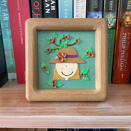Little Worlds by Fat Cat Originals: MISS MAGNOLIA MERRIBLOOM Mini Artwork