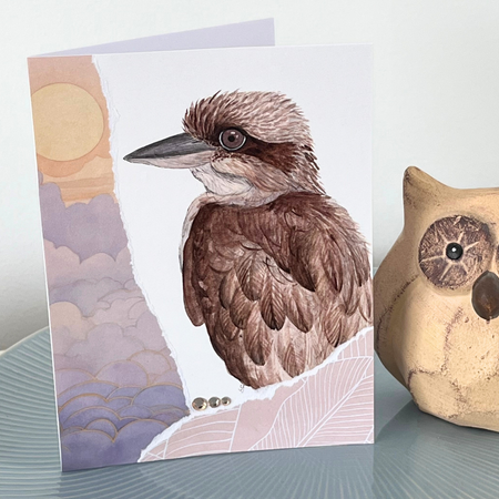 Kookaburra greeting card