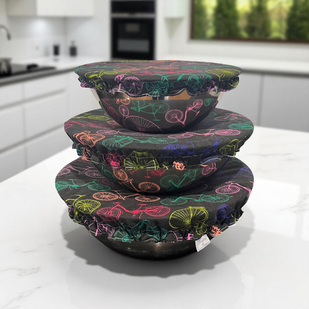 Reusable Fabric Bowl Covers – Set of 3 | Vintage Ride