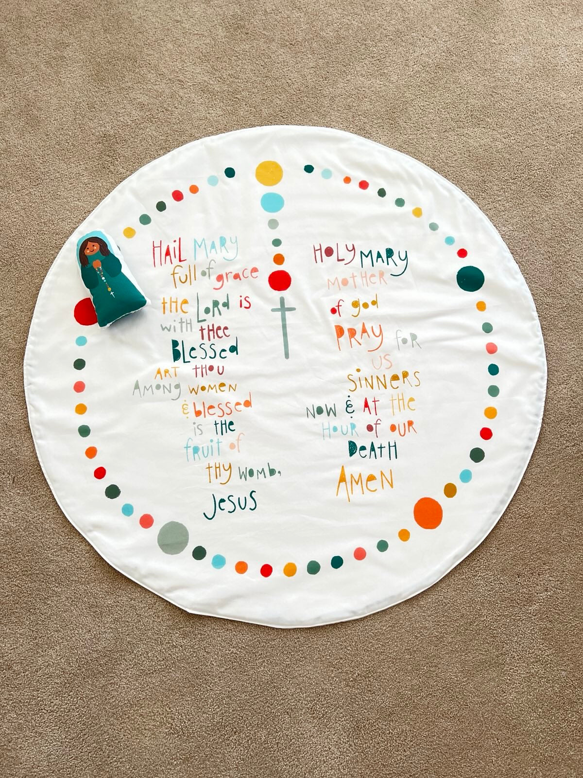 “Shine” & “Hail Mary” children play mat