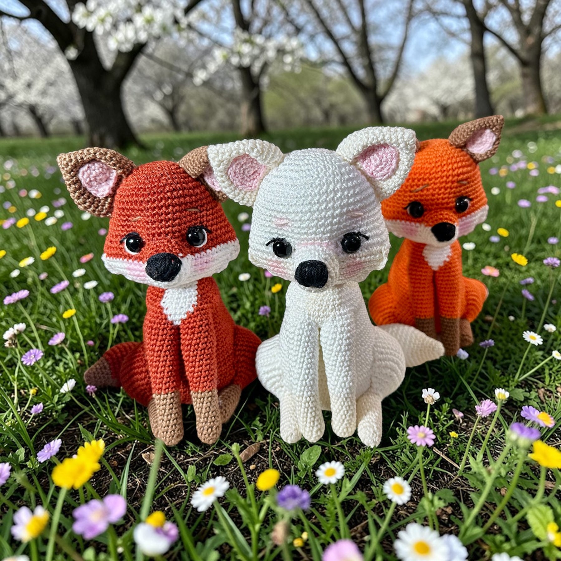 Crochet Handmade Woodland Fox