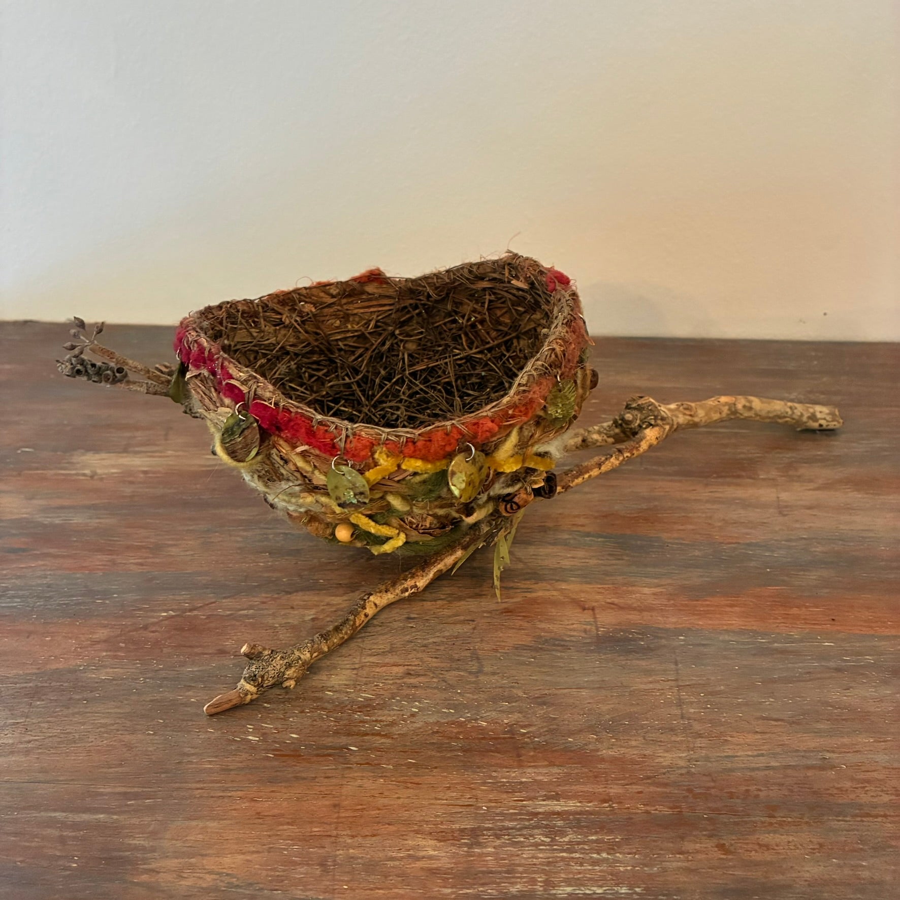 Beautified Birds Nest Sculpture