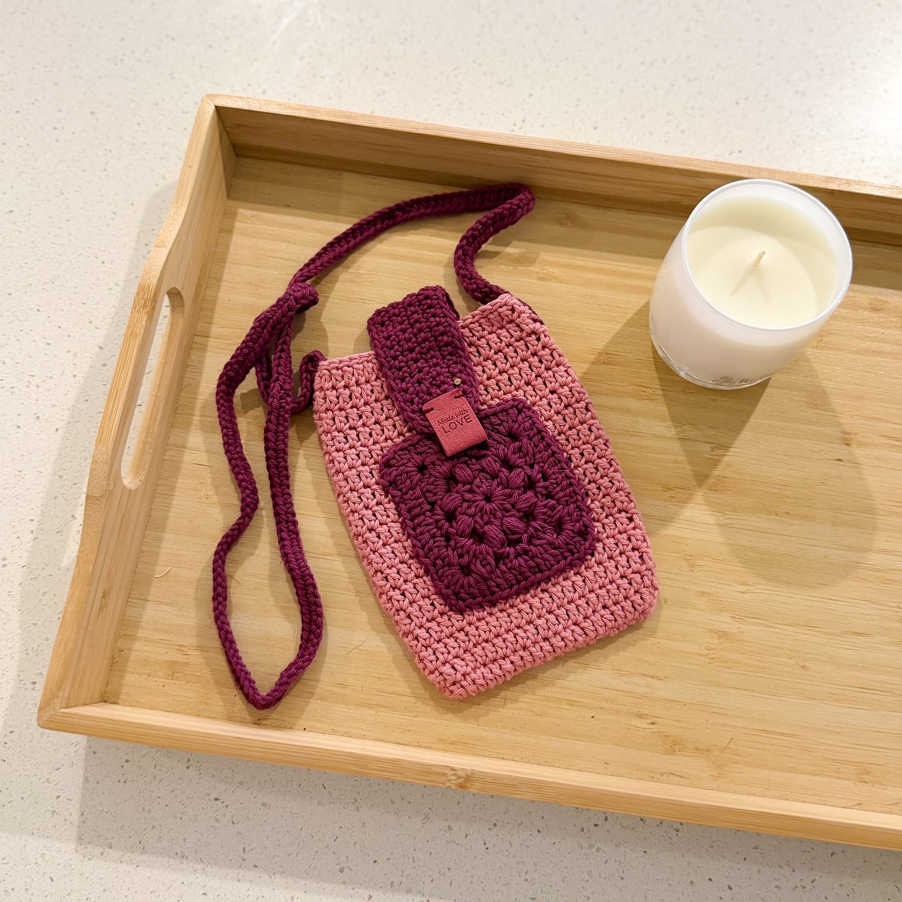 #046-4 Mobile phone bag with pocket