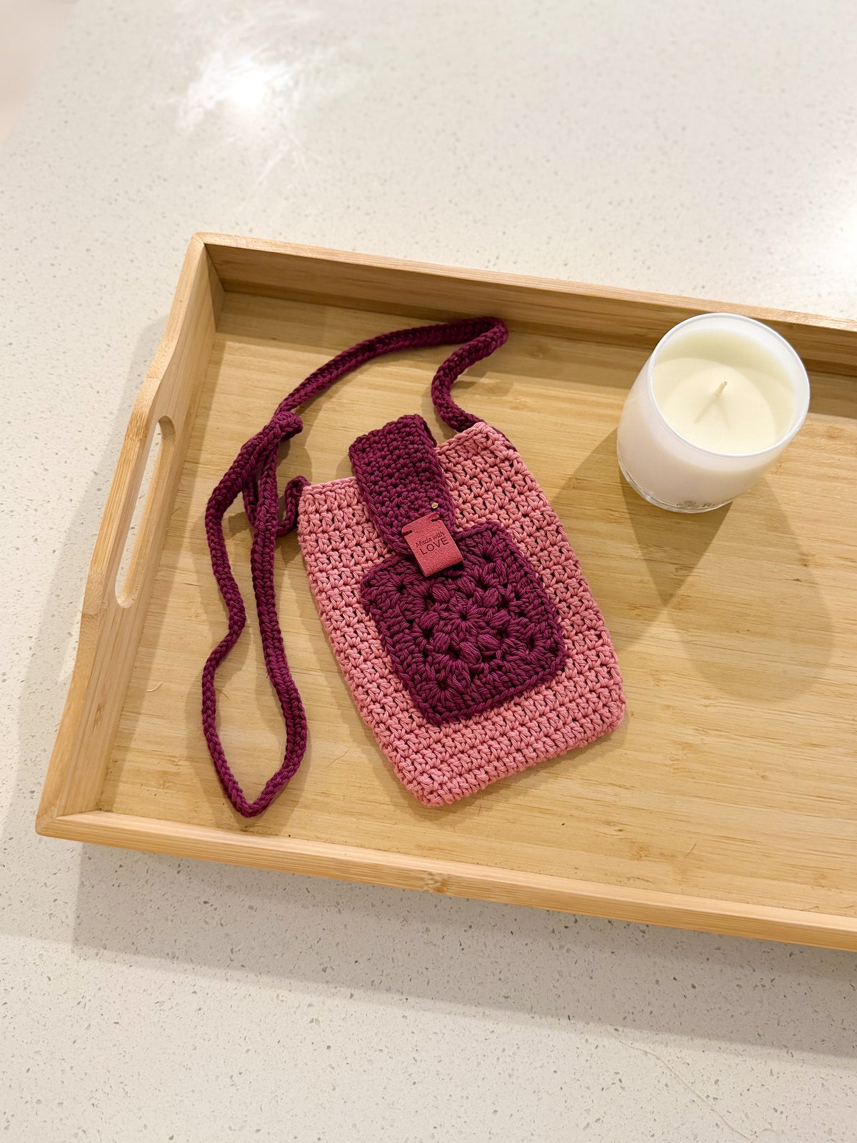 #046-4 Mobile phone bag with pocket