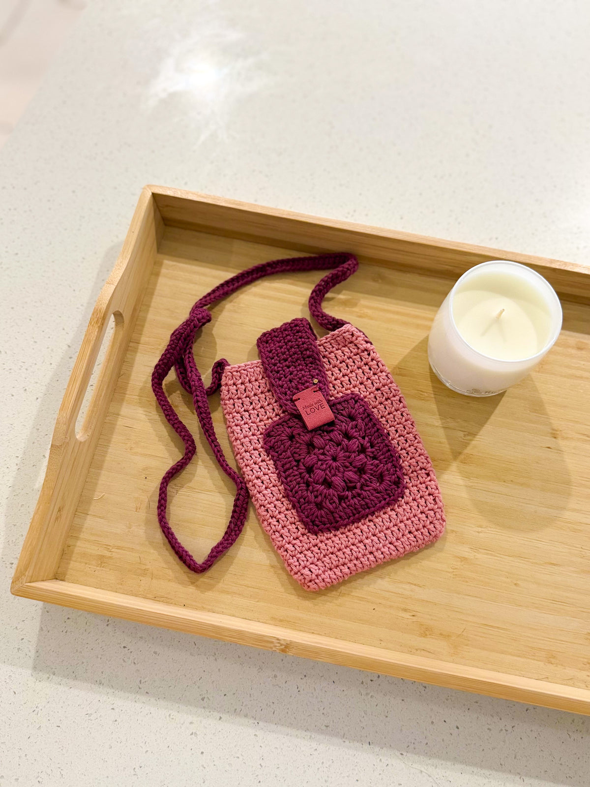 #046-4 Mobile phone bag with pocket