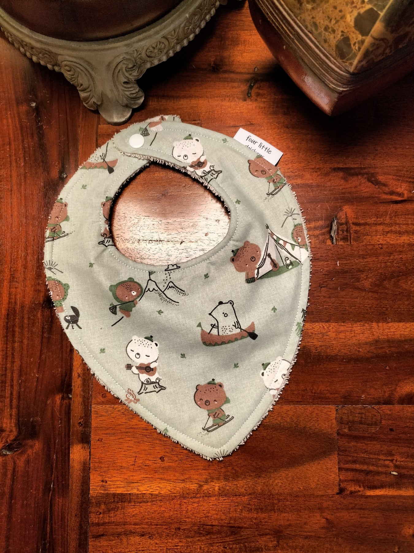ADVENTURE BEAR BIB