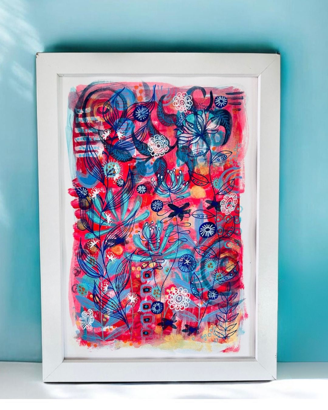 Original Hand-Painted Art: The Heat.  The Hush.