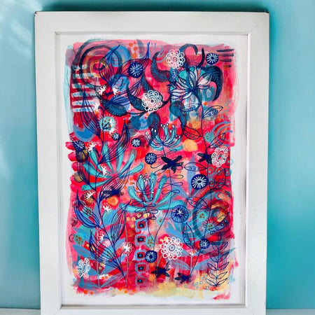 Original Hand-Painted Art: The Heat. The Hush.