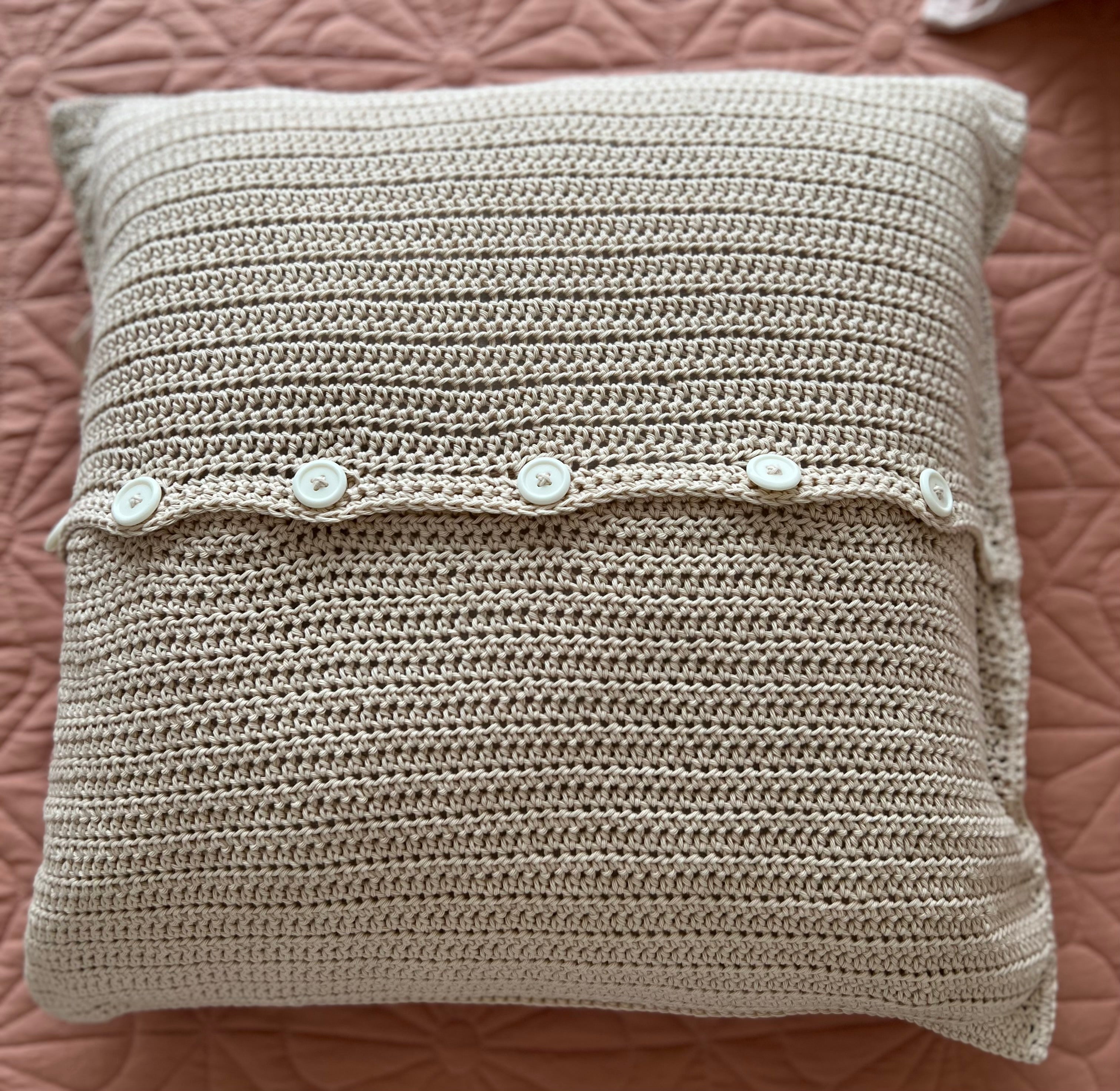 Crochet Boho Cushion
