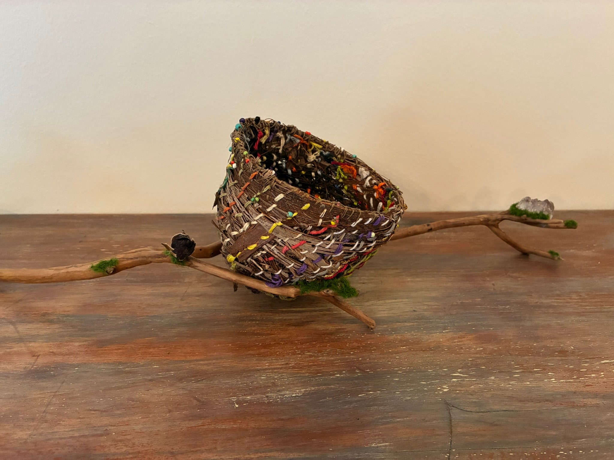 Beautified Birds Nest Sculpture