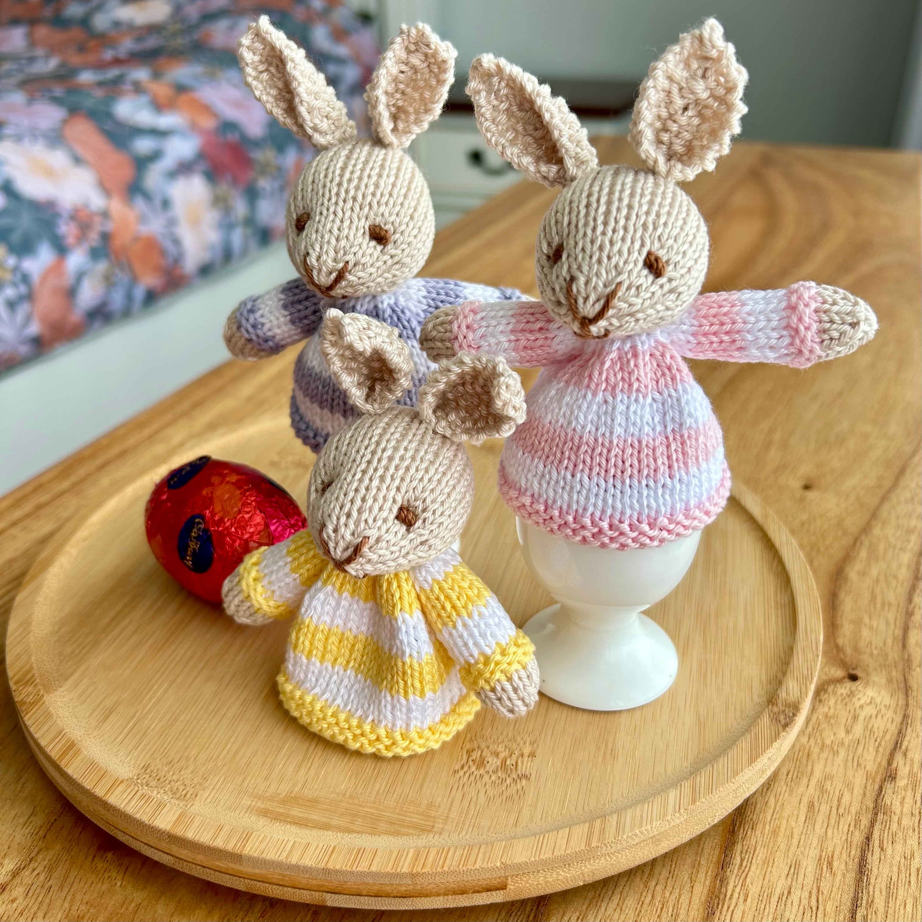 New | Easter Surprise Bunny Egg Cosies | Various colours | Ready to Ship | 11cm