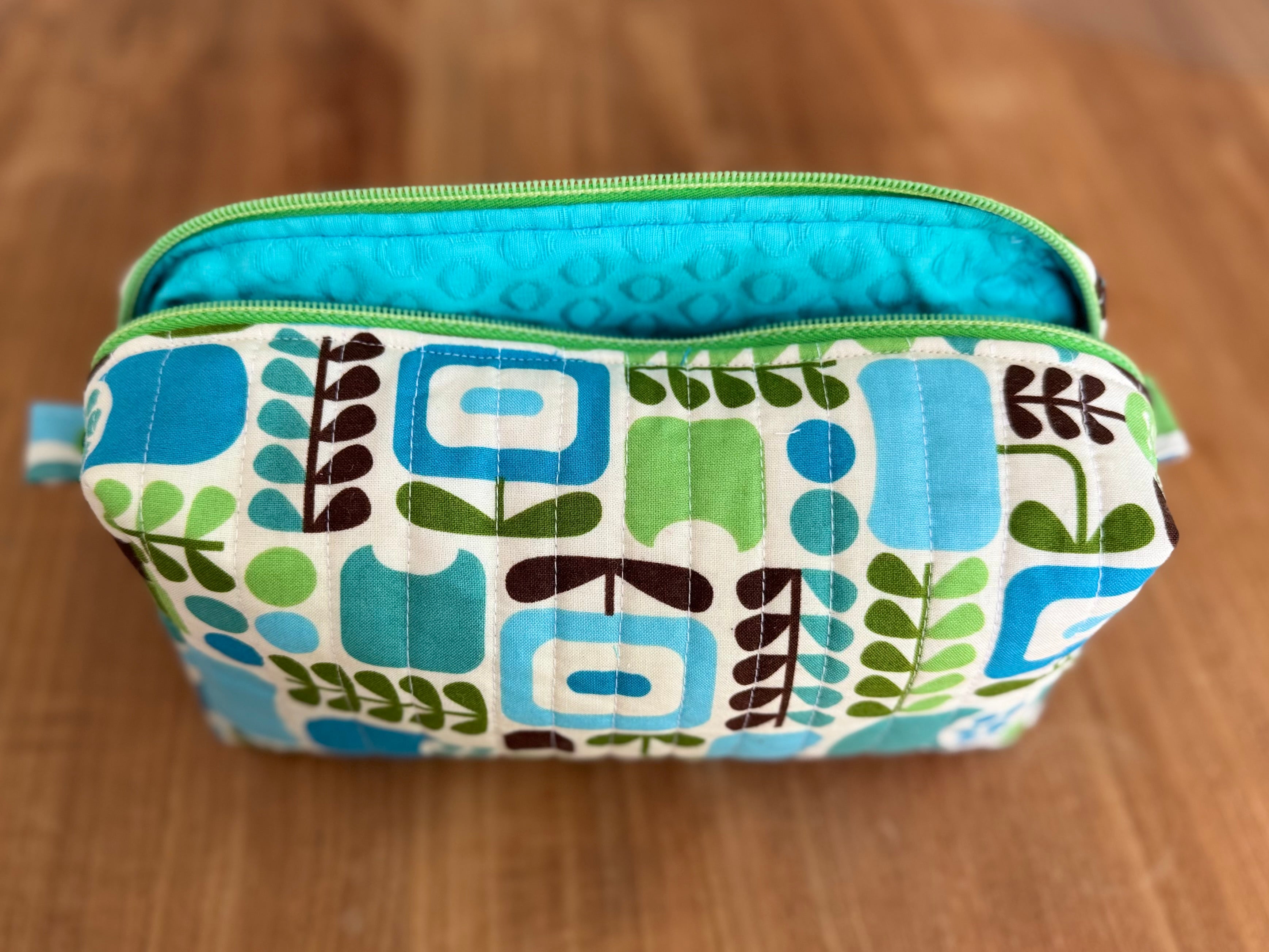 Quilted Box Pouch Bags