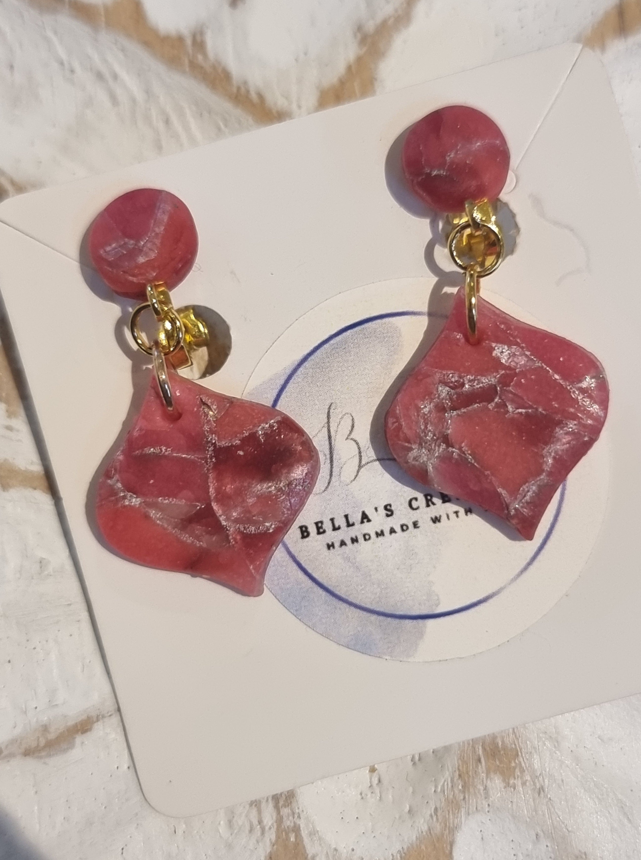 Ruby Radiance Clip-Ons
