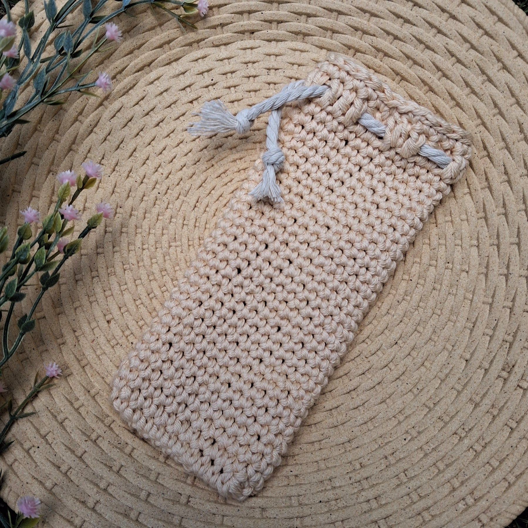 Handmade Crochet Glasses Case - 100% Cotton