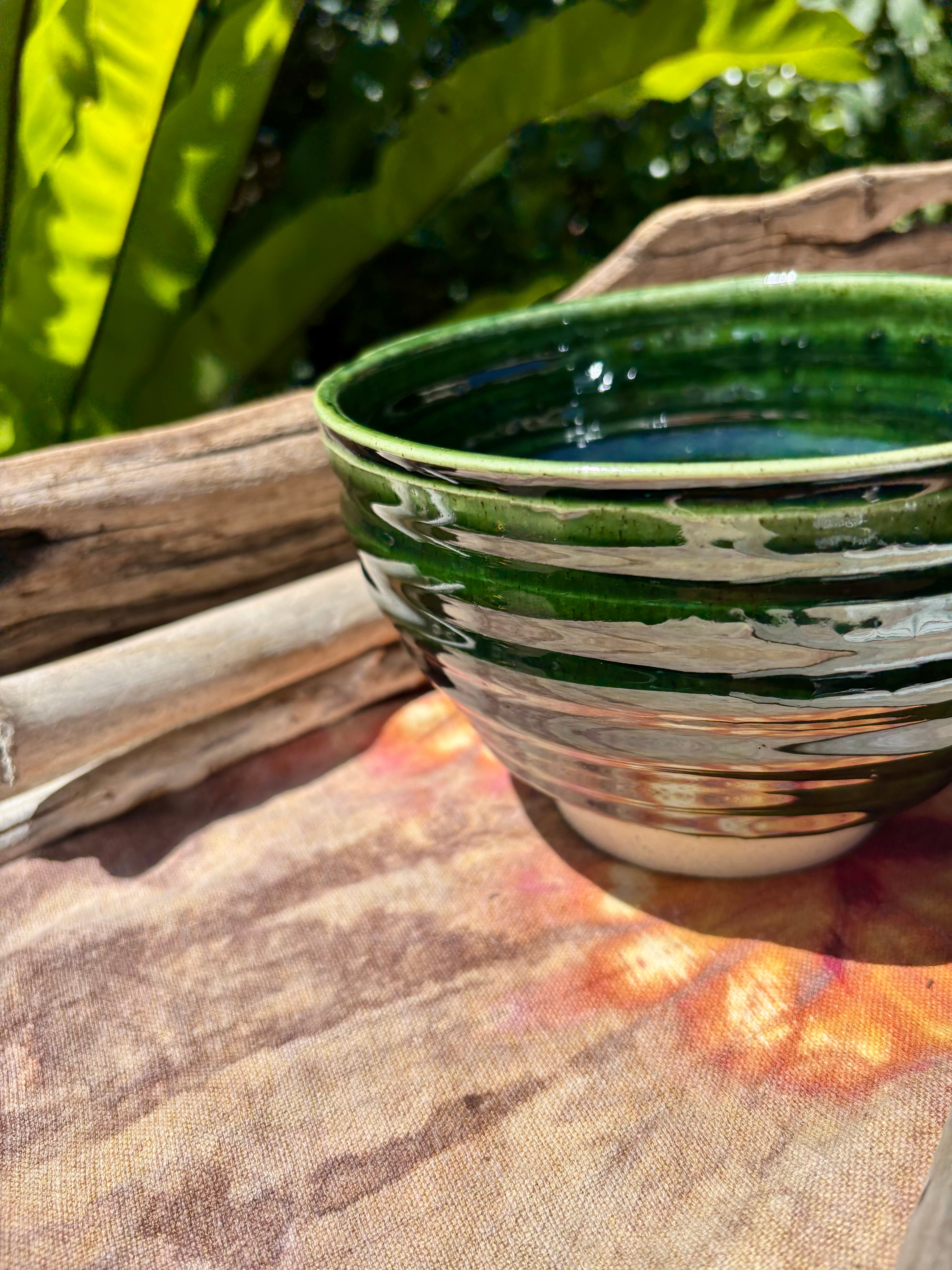 Emerald Planter Pot Handmade