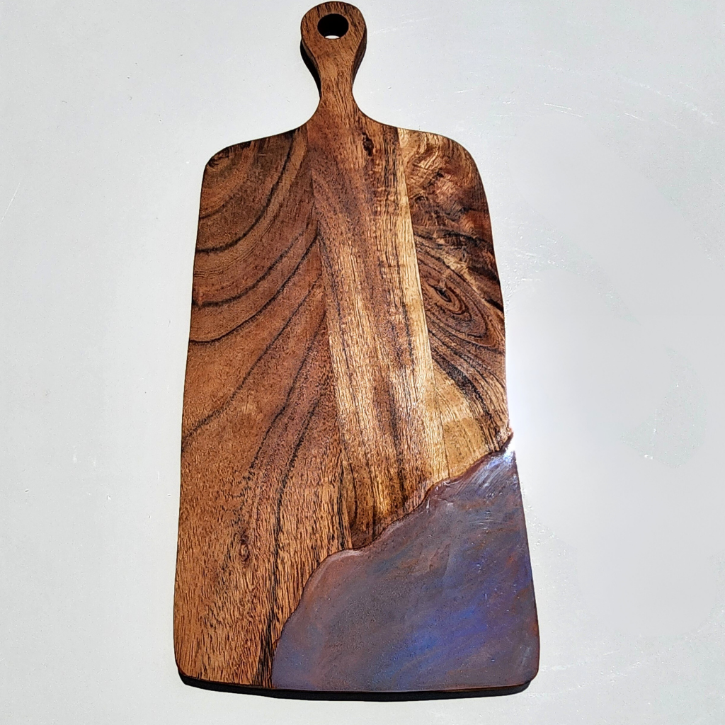 "Evening Sunset" - Resin Display Board