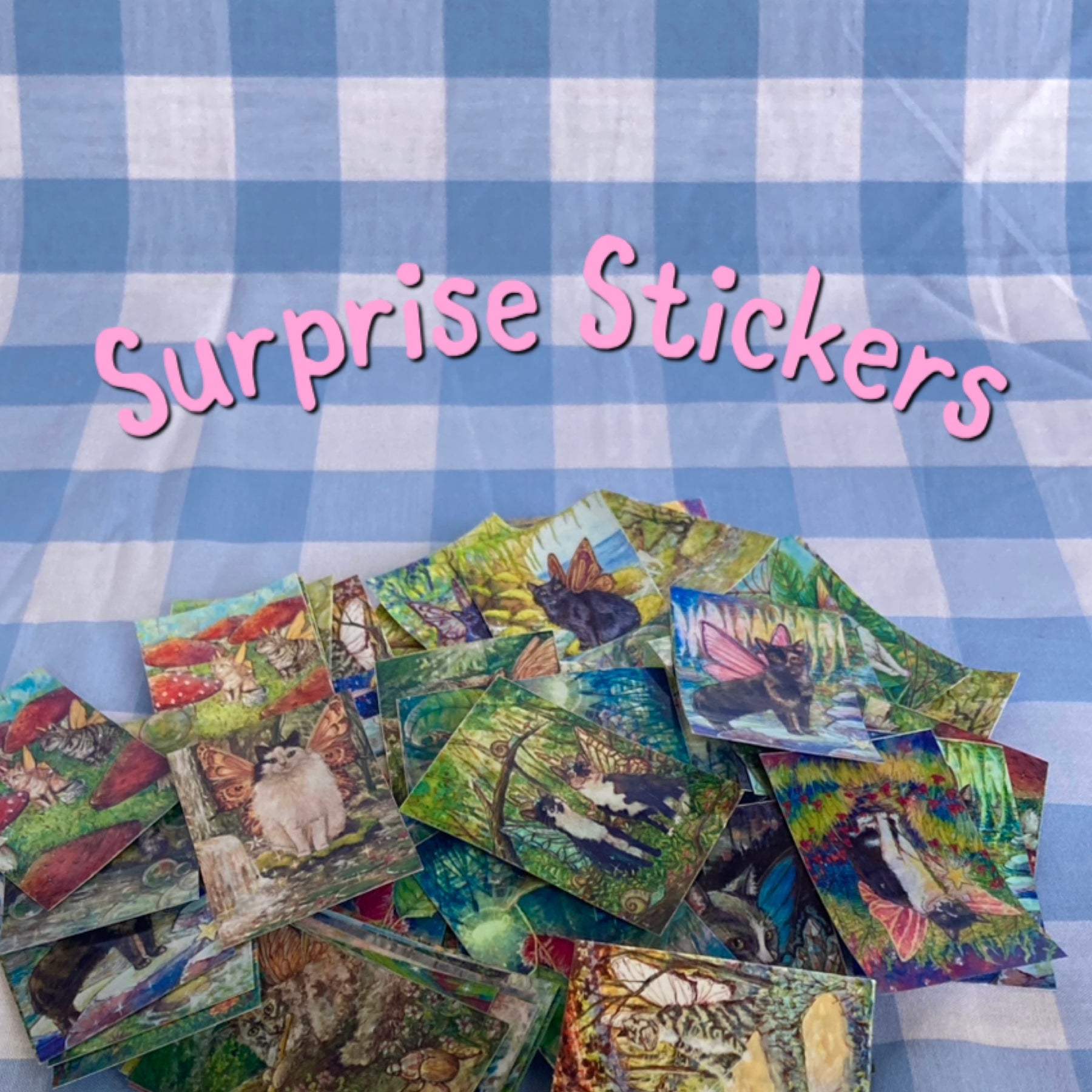 Surprise Fairy Cat Vinyl Mini Stickers