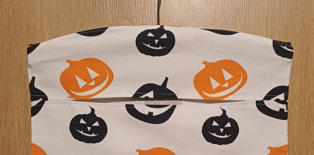 Peg Bag - Jack-O-Lantern Design