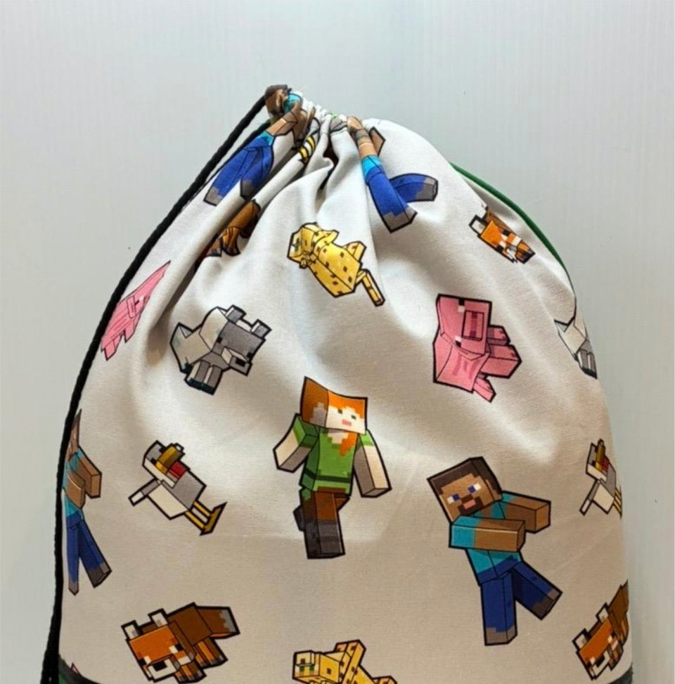 Children's Library Bag , Handmade, Personalised
