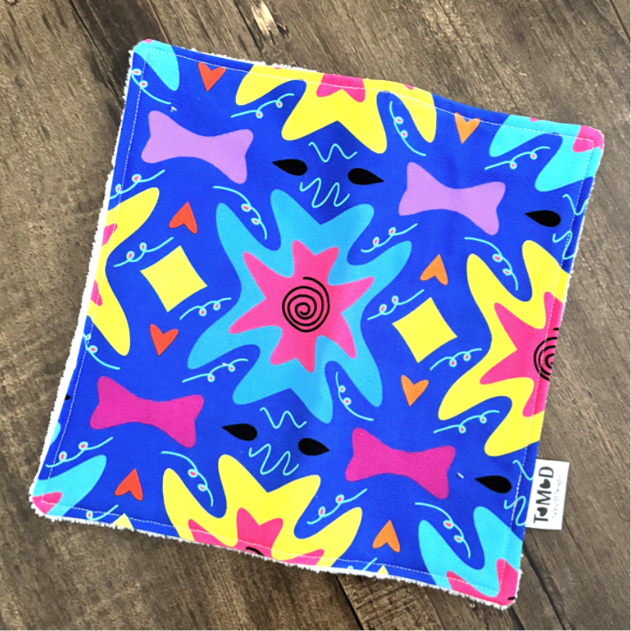 Reusable Cleaning Cloths - Abstract Splash Blue - Single or 3 Pack