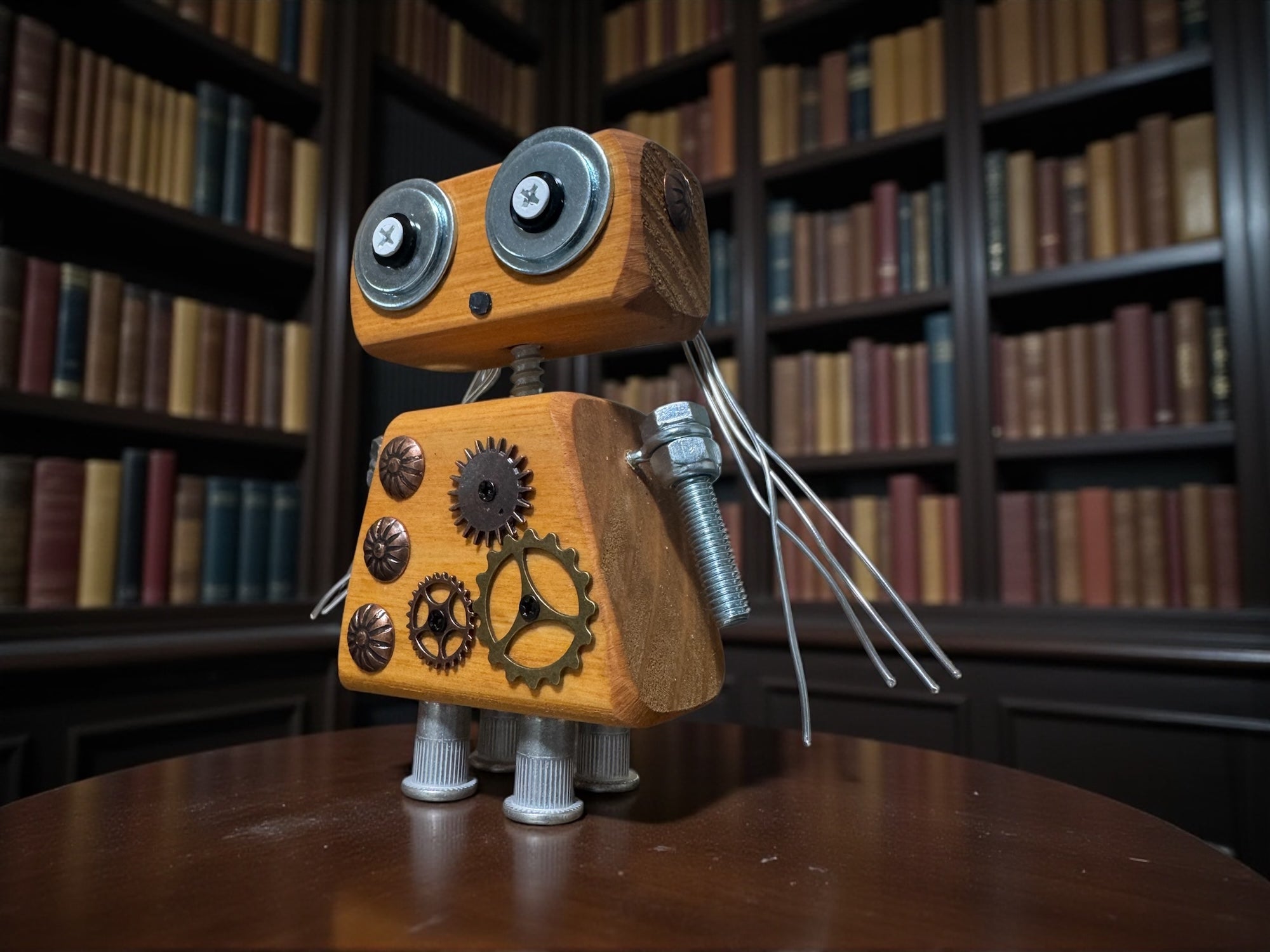 Alicia - Wooden Steampunk Robot