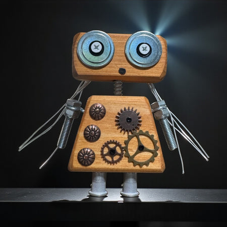 Alicia - Wooden Steampunk Robot