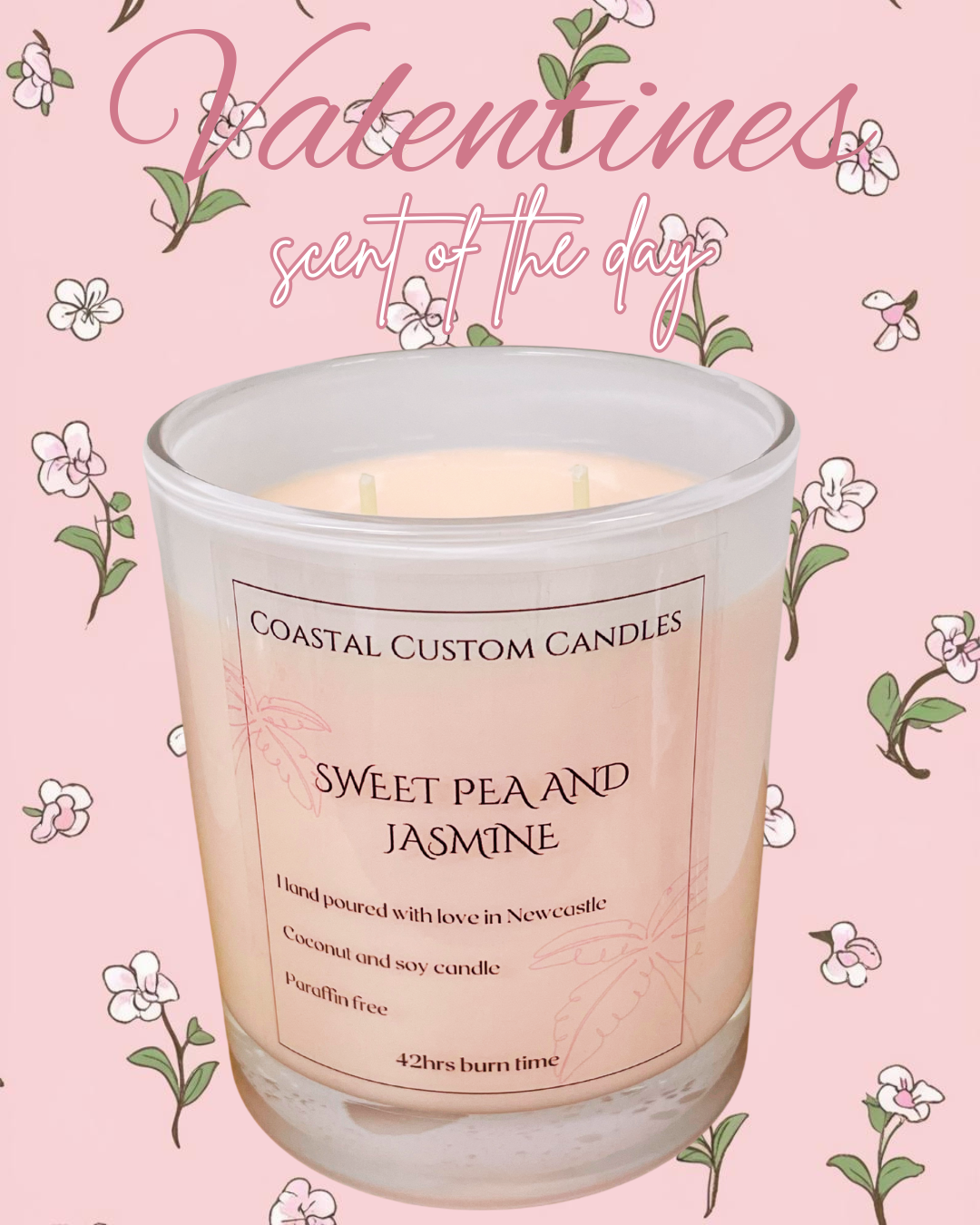 Sweet Pea and Jasmine Candle