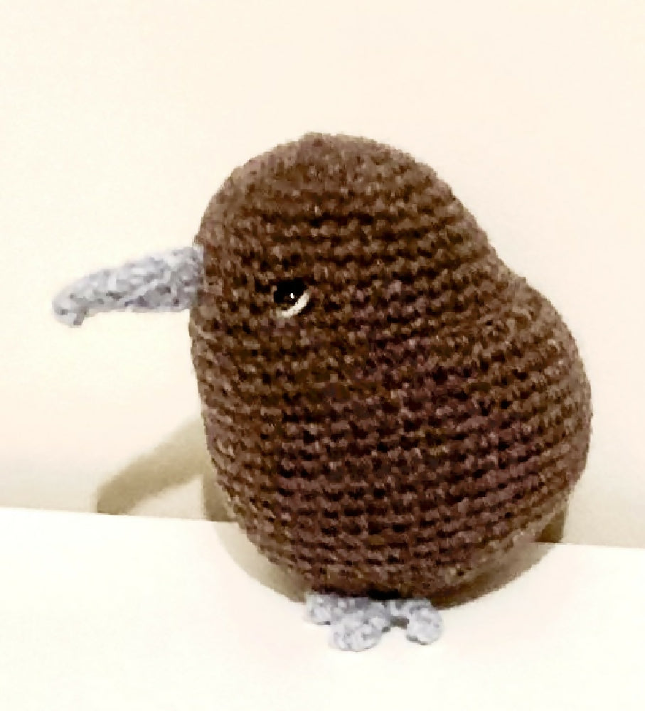 Kiwi crocheted toy
