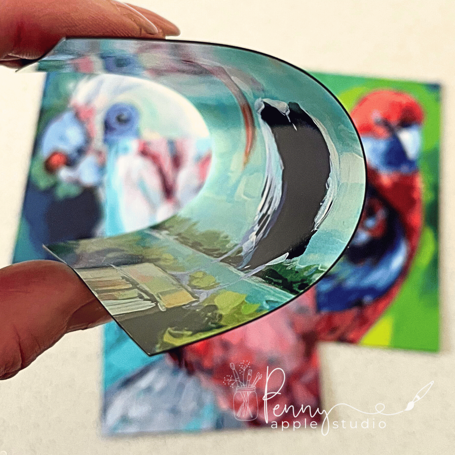 (5) Fridge Magnet Set – Expressive Mini Art Collection