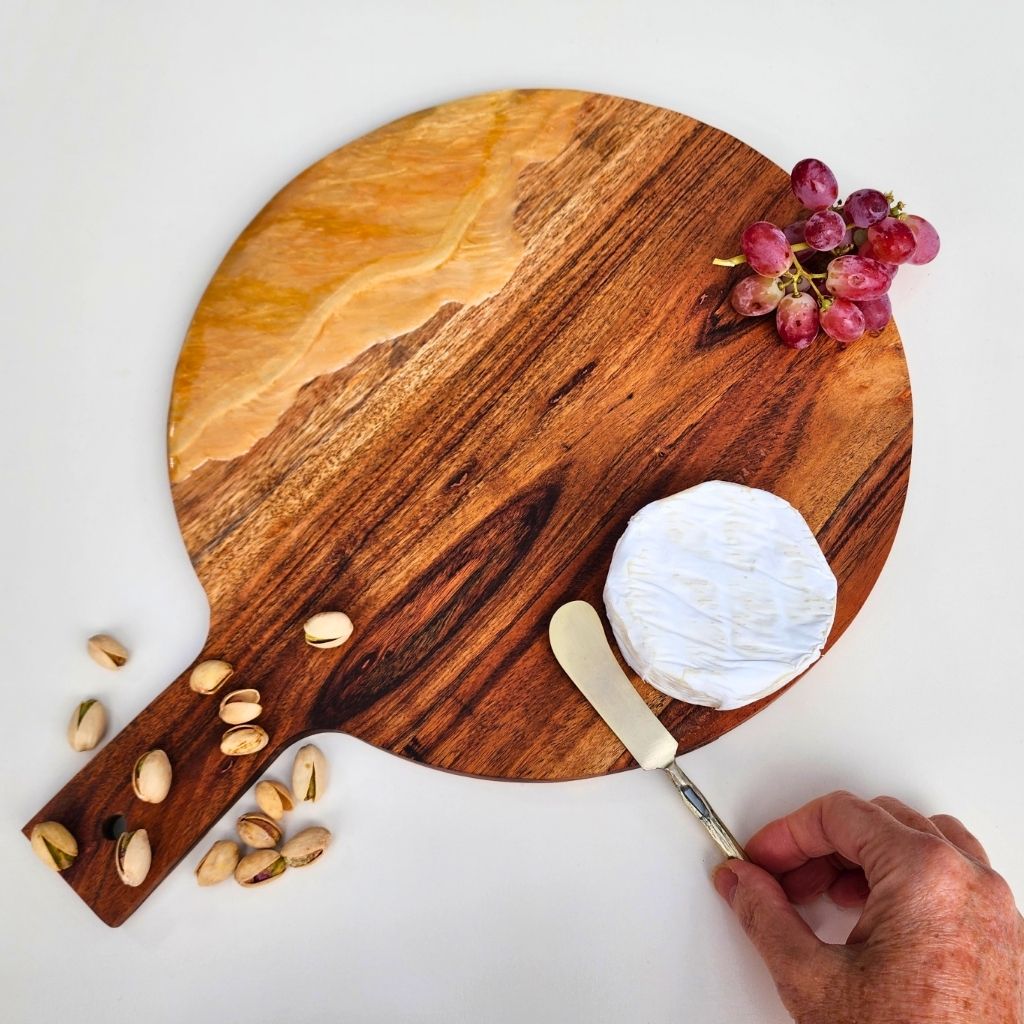 "Sand Dunes" - resin charcuterie board