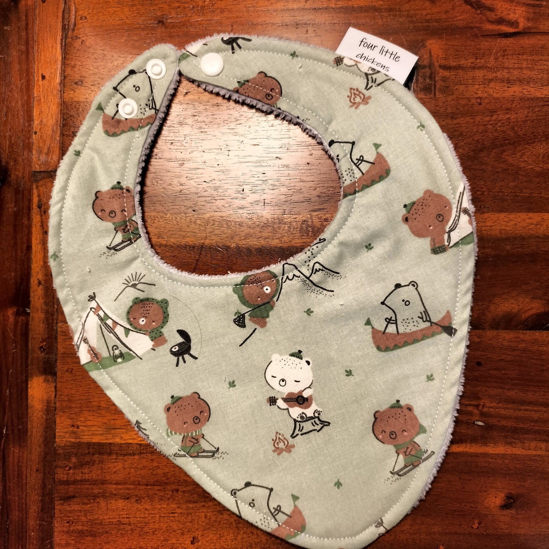 ADVENTURE BEAR BIB