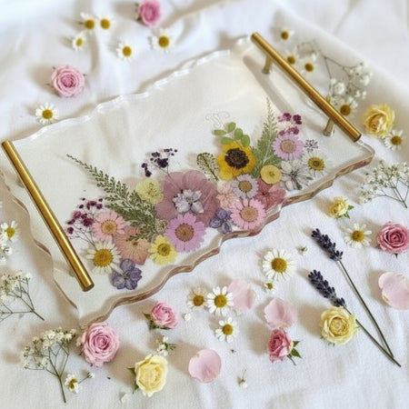 COTTAGE GARDEN BOTANICAL TRAY - 30cm x 19cm