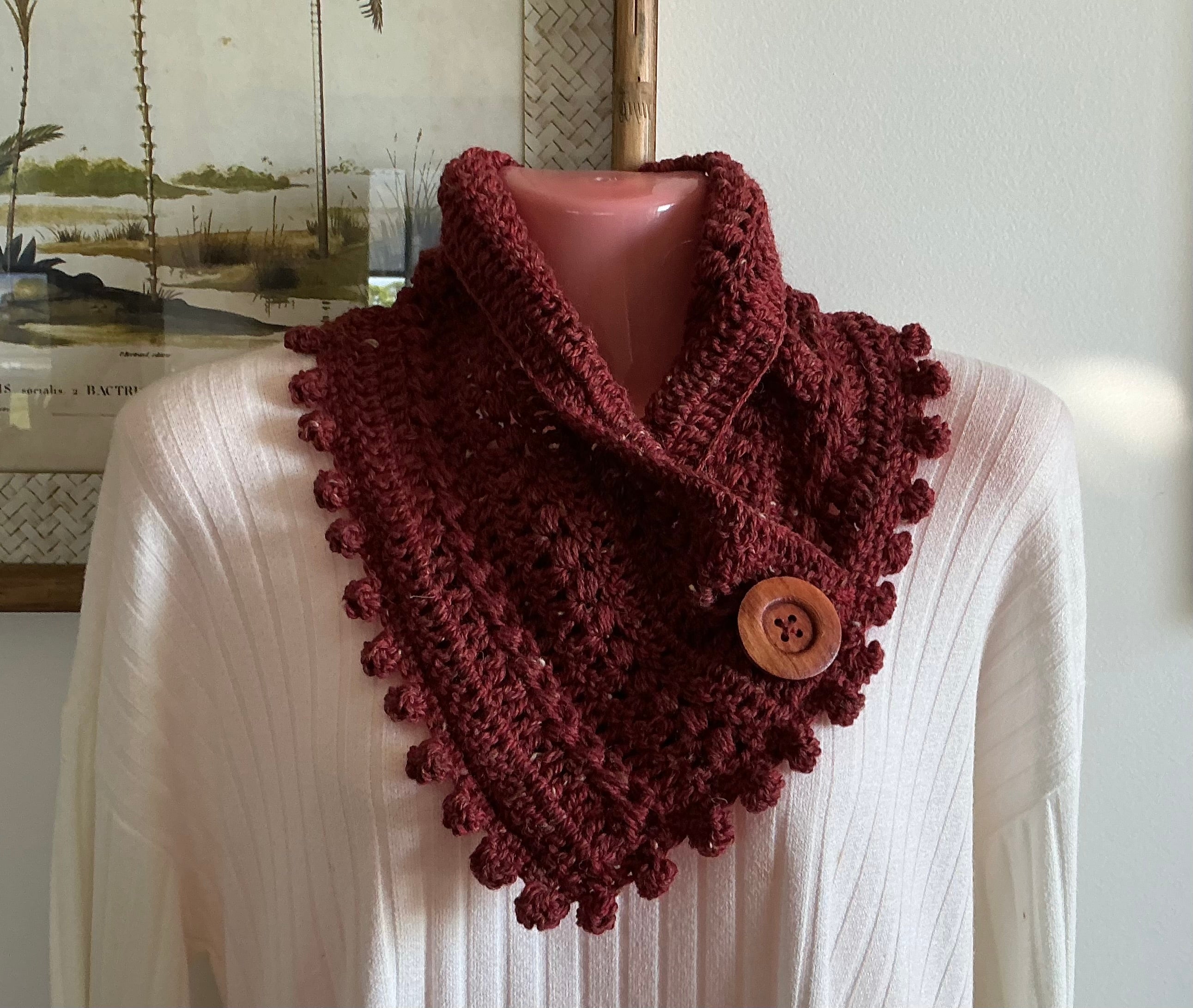 Neckwarmer, Scarf, Cowl, 100% Australian Wool