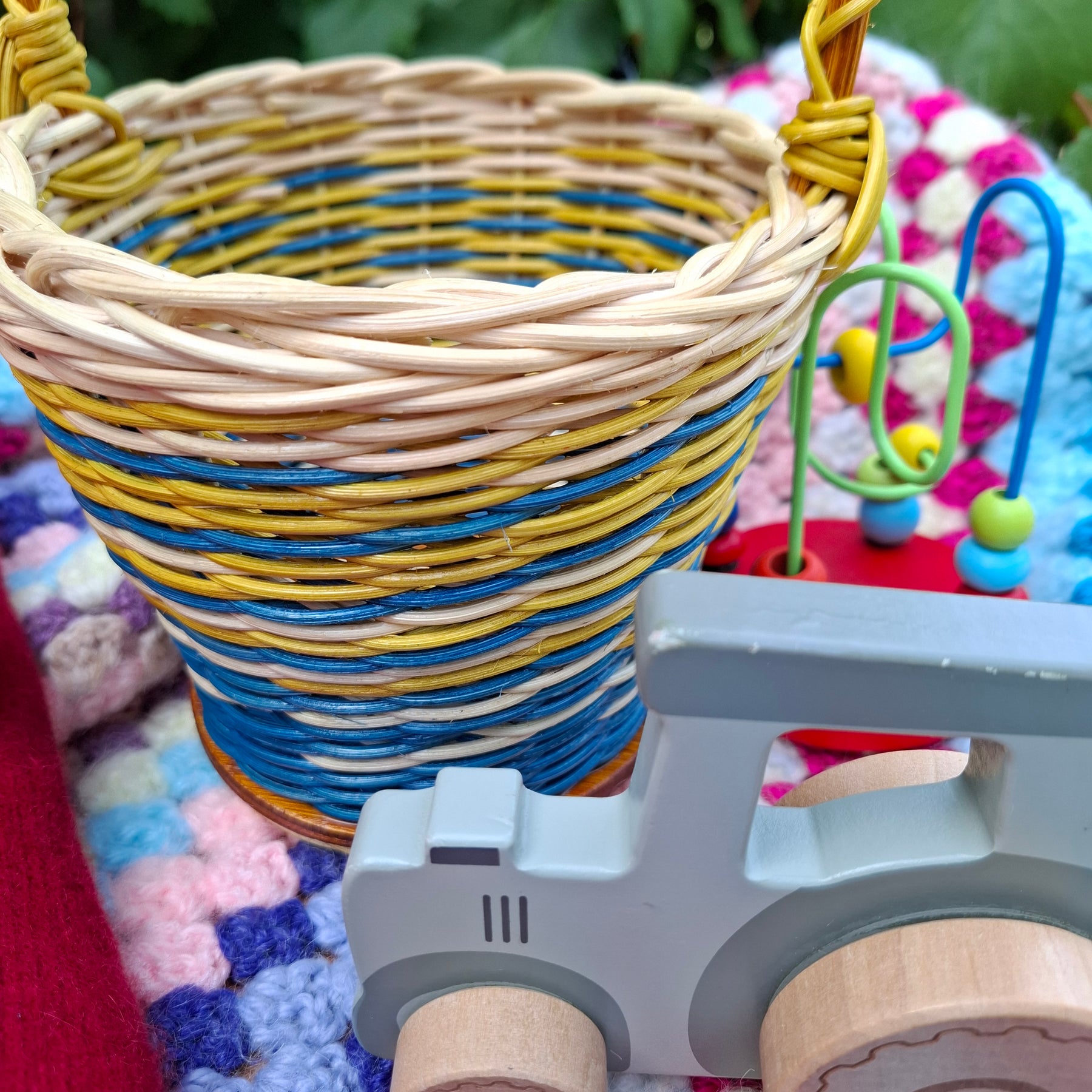 Basket children toys play gifts entertainment birthday easter
