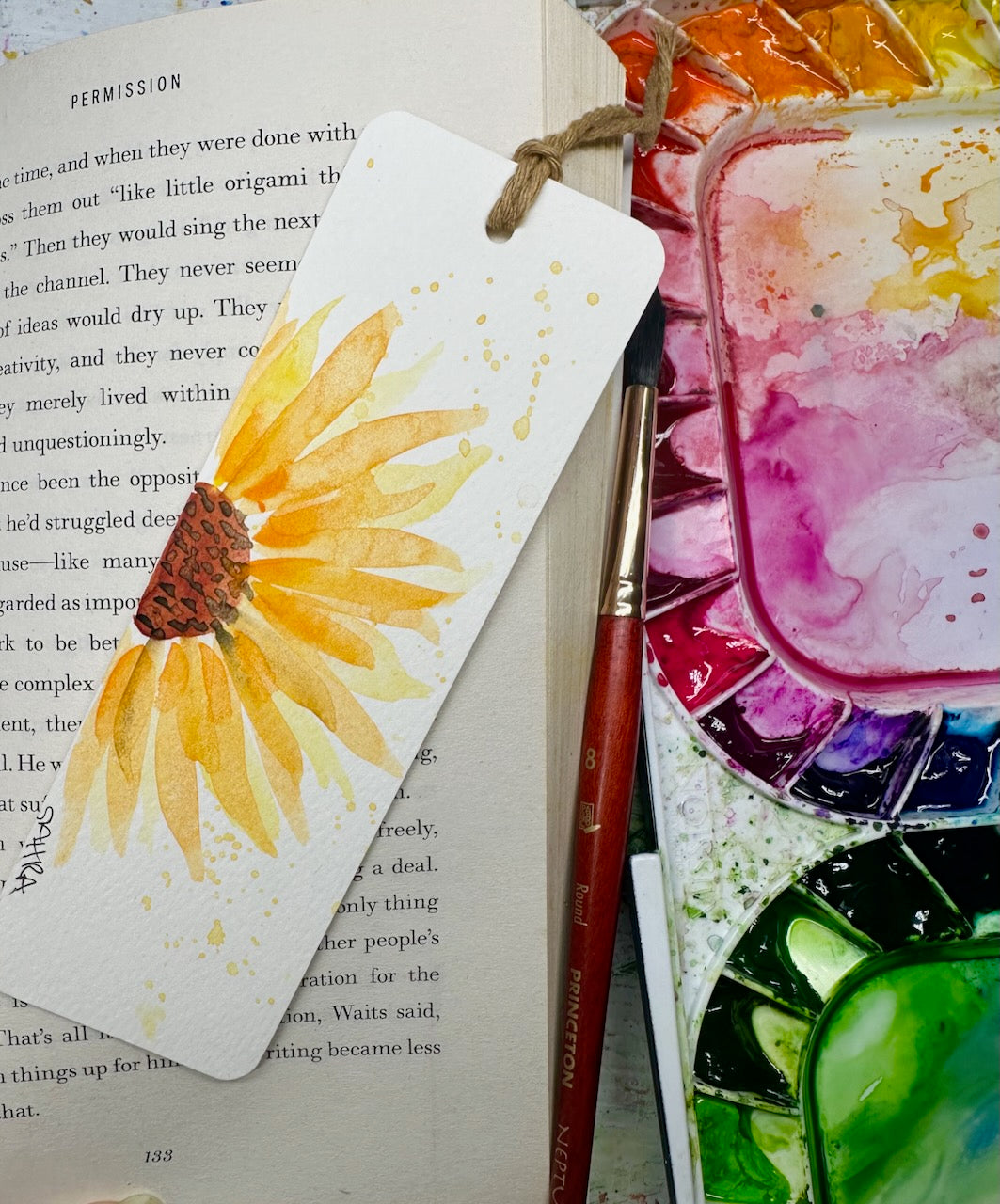 Bookmarks Unique Hand Painted Original Artwork