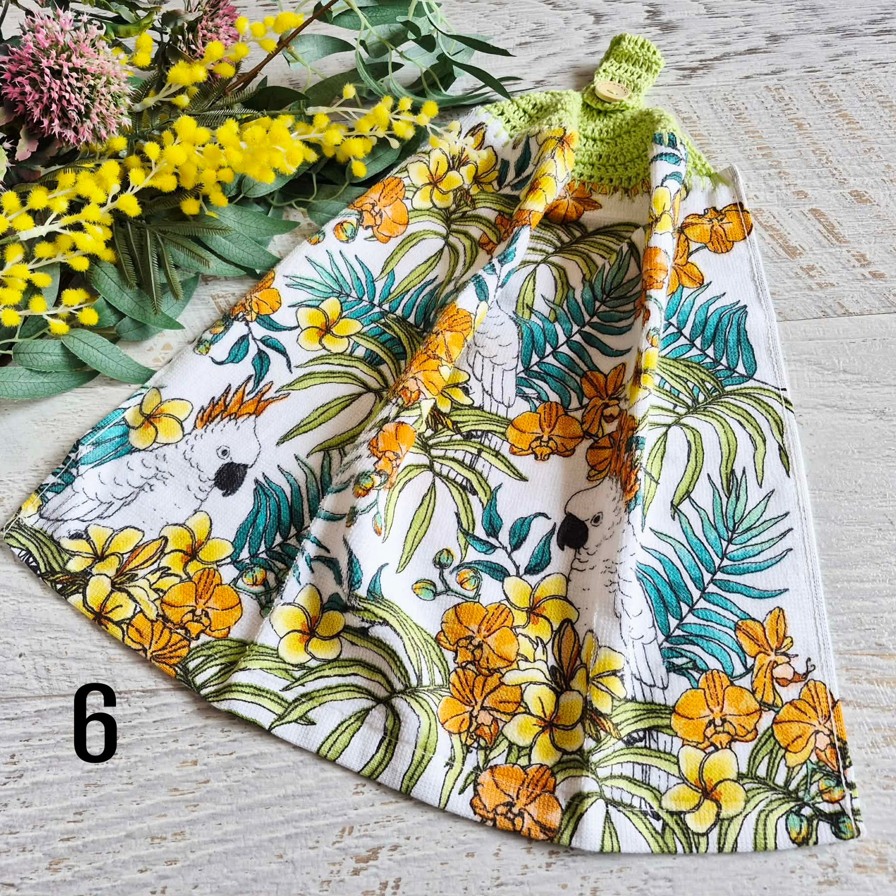 Kitchen Hand Towel | Hanging | Cotton | SINGLE LAYER | 9 Styles - 1-9
