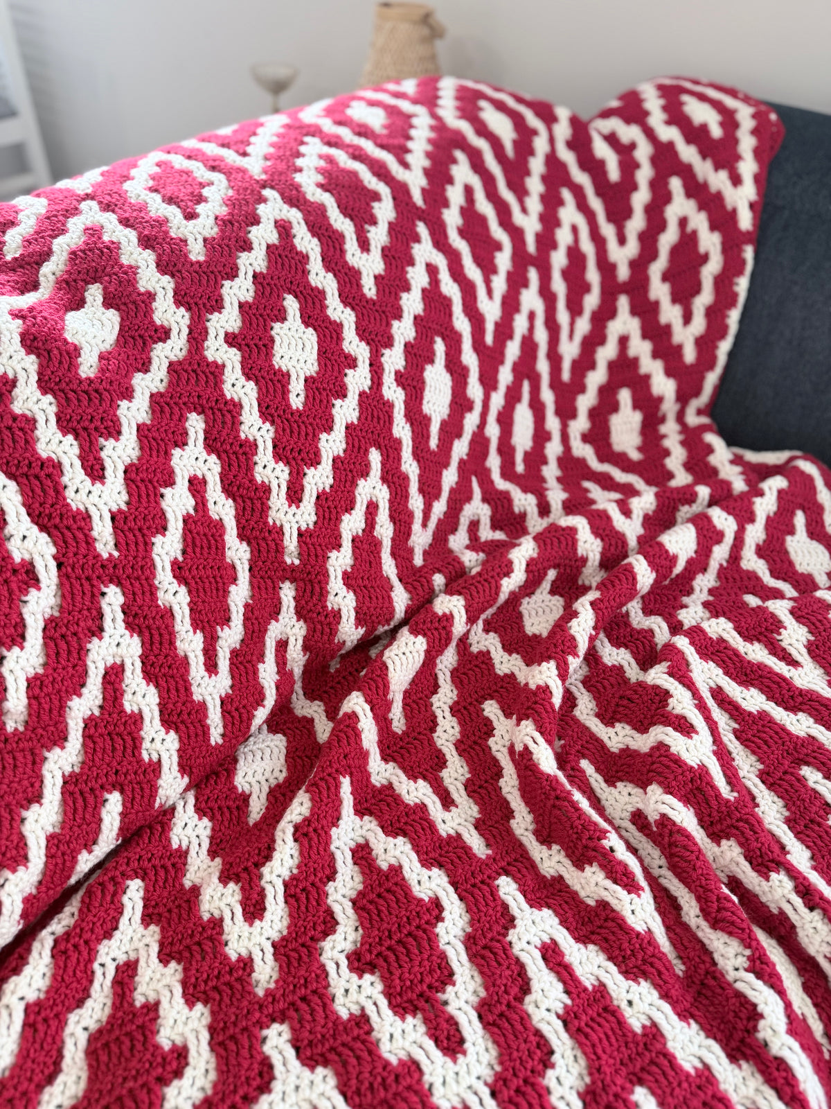 #001 - Cut Diamond Throw / Blanket
