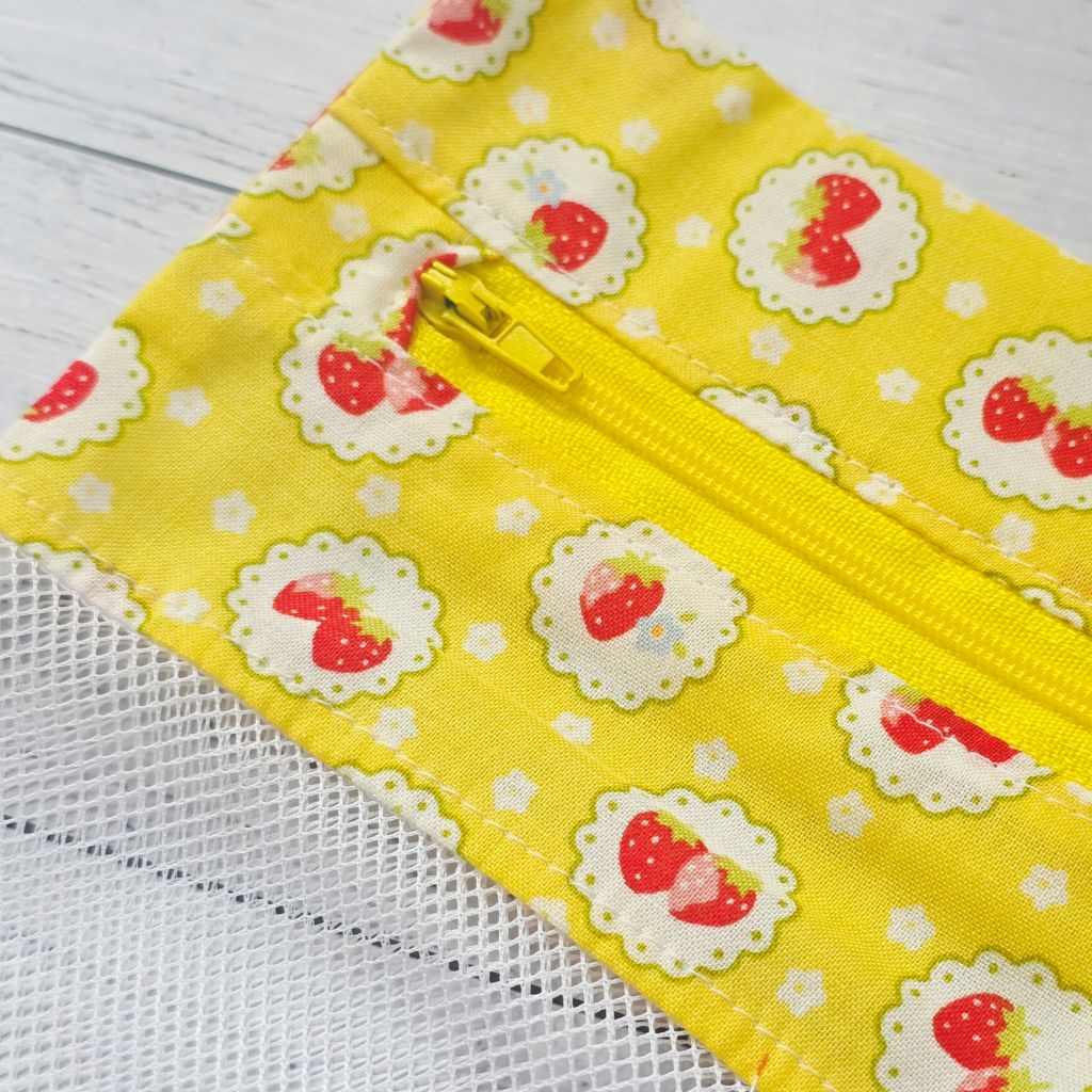 Wash Bag, Small - Lingerie/Delicates, Strawberries or Flamingos or Grevillea