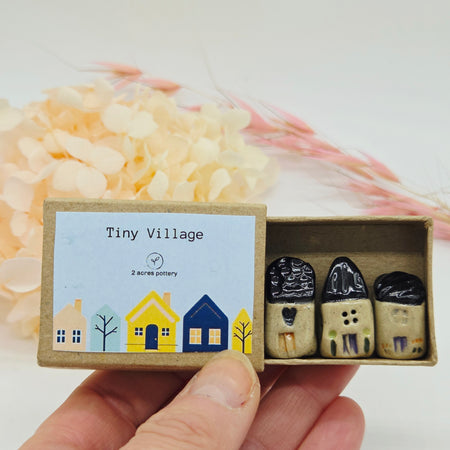 Tiny Ceramic Village - Blackbird Mews