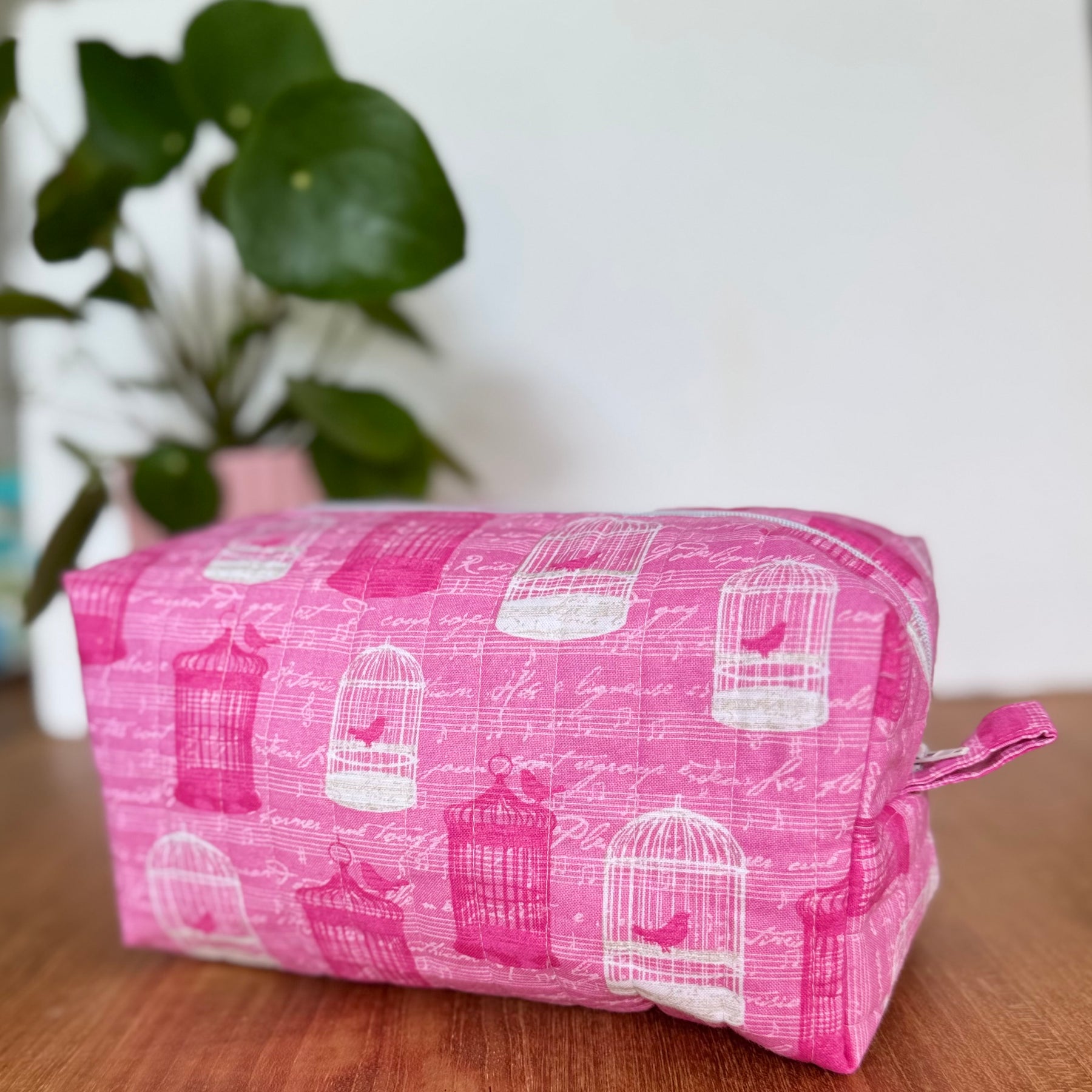 Quilted Box Pouch Bags