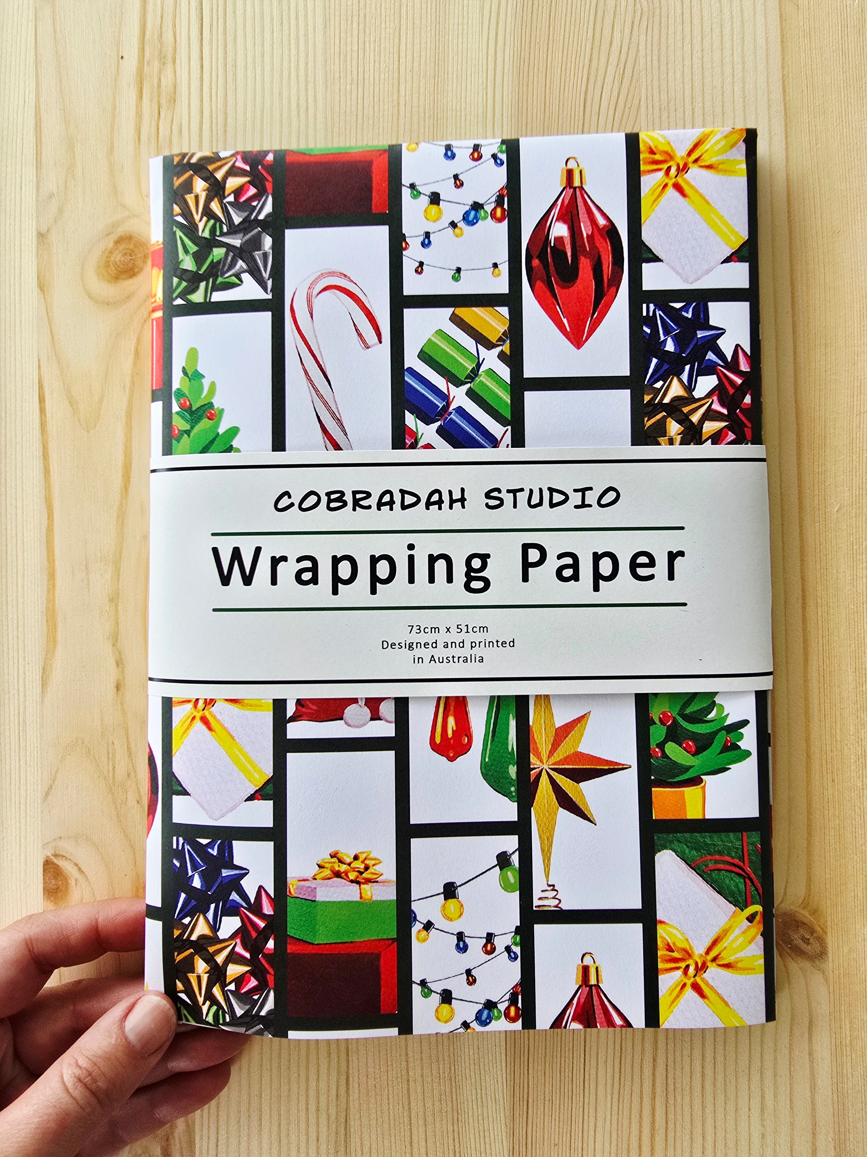 Christmas Joy Gift Wrap and Card Set