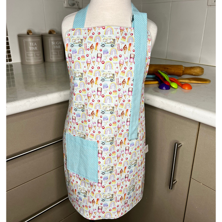 Apron .. Children's Reversible .. Ice Creams