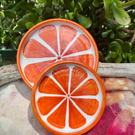 Orange plates
