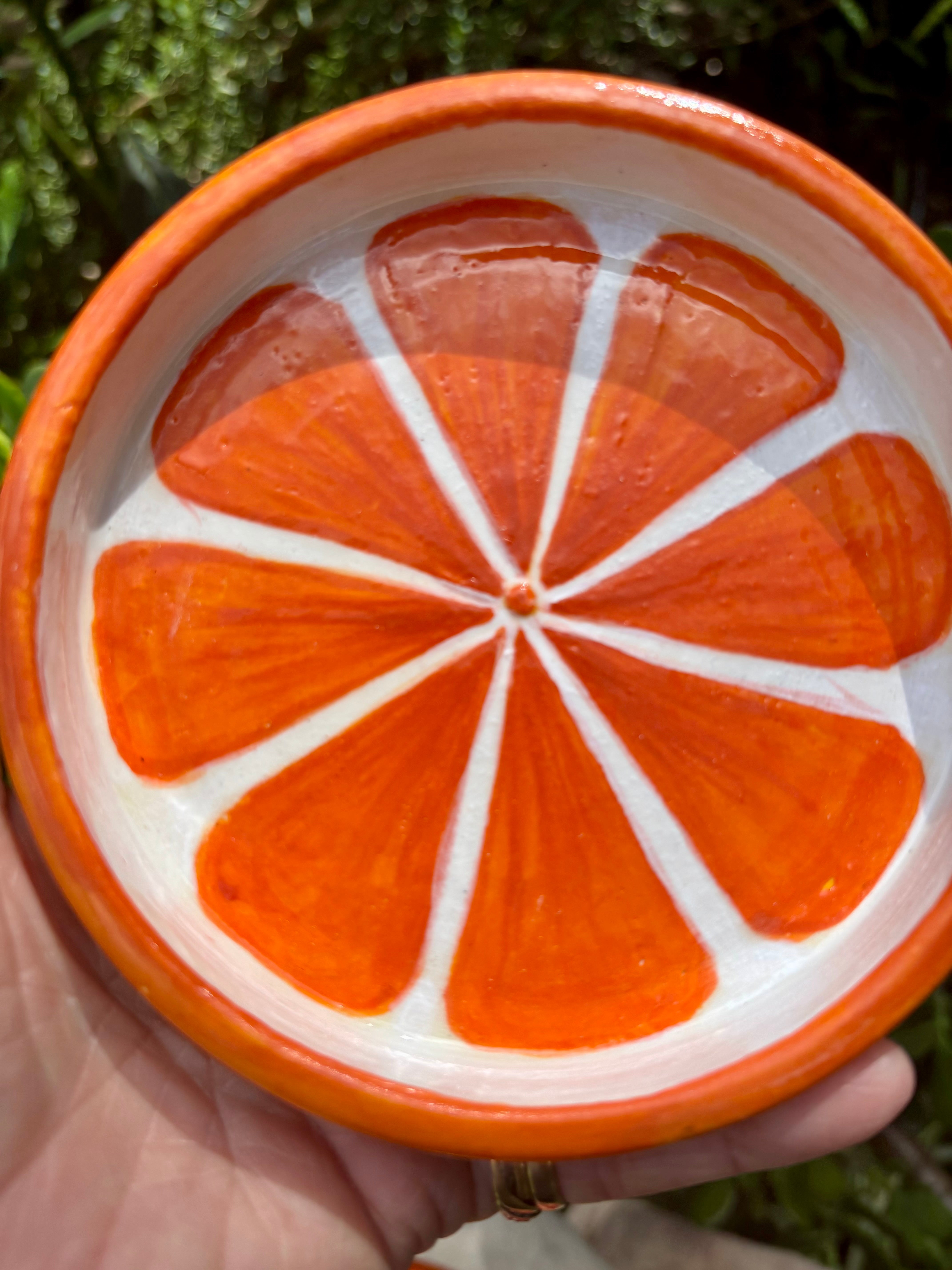 Orange plates