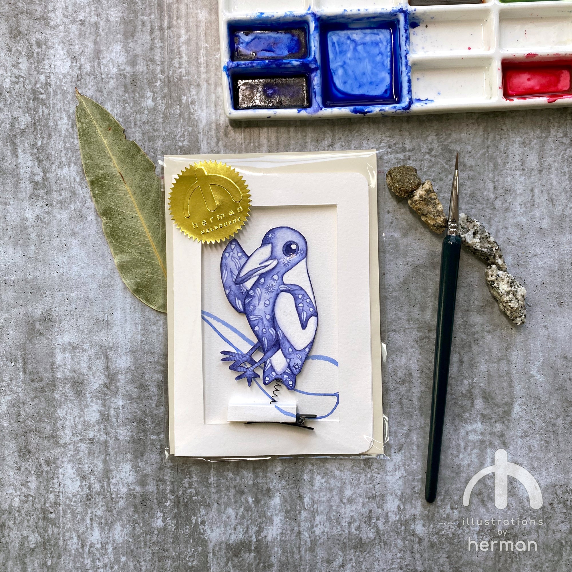 Aussie Backyard Critters - Hand-painted Watercolour - Christmas Ornament