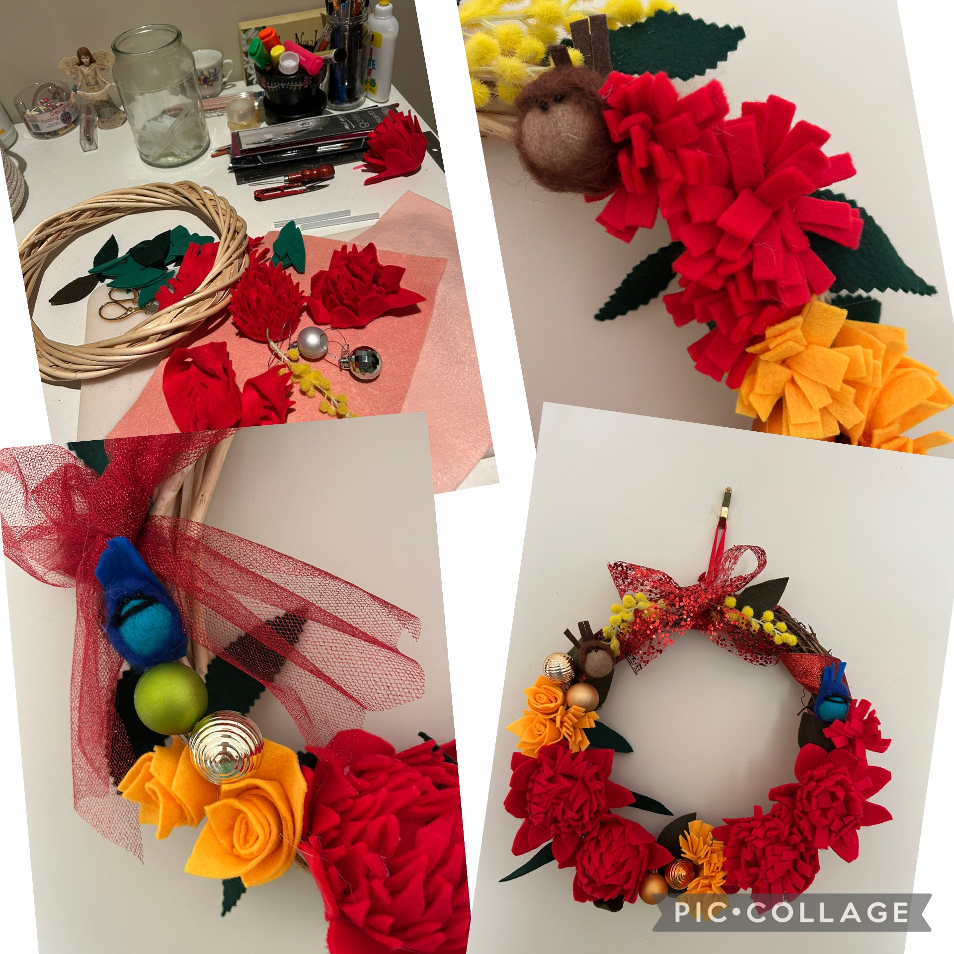 Beautiful Australian Wildflower Wreath